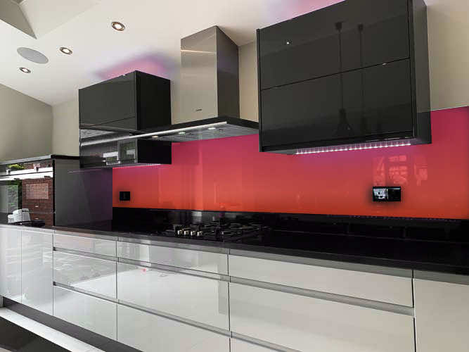 sparkle glass splashbacks