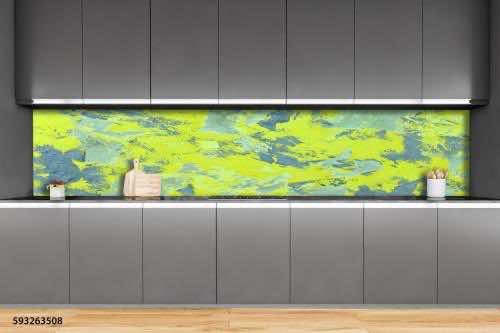 Black,And,White,Minimalist,Kitchen,Set,,Table,With,Appliances,And